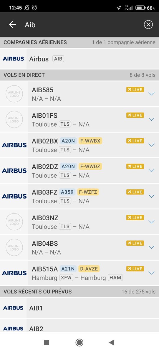 AeroQuentin's tweet photo. @flightradar24 not all planes aib visible on the map. https://t.co/Xe2zhZ4vJB