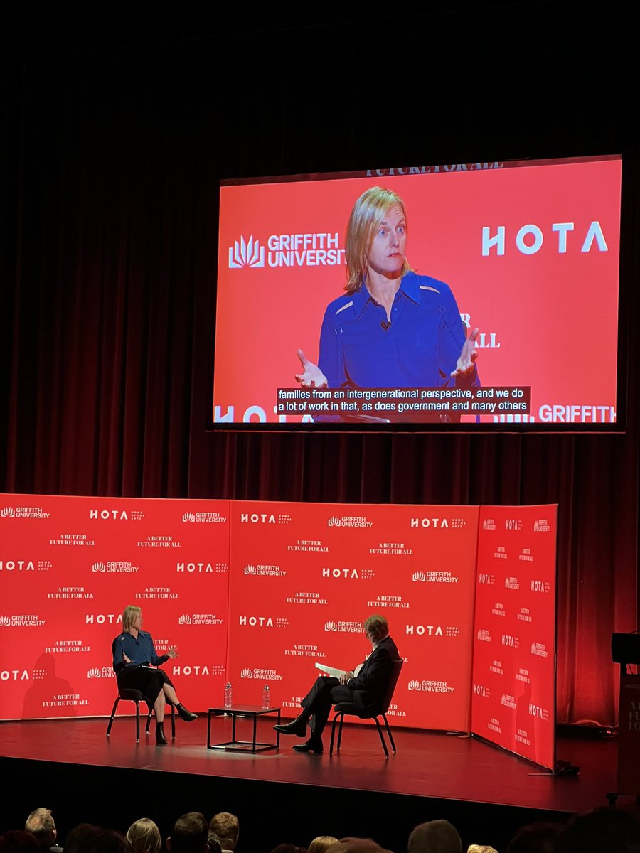 ProBioSkin's tweet image. Enjoyed a wonderful evening with @KerryOBrien &amp;amp; @KristyMuir2 at @hotagc #abetterfutureforall Sad it’s the last of this series but hopeful what comes next will be a worthy progression.  Thank you also @GriffithUniVC #thoughtprovoking #betterfuture #philanthropy