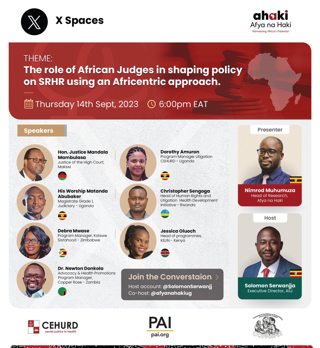 afyanahakiug's tweet photo. African judiciaries are making an effort with several common-sense decisions rooted in sound legislative and judicial policy on SRHR. The impact of socioeconomic and cultural factors in SRHR cannot be ignored.
Do our Judiciaries appreciate positive African narratives in SRHR? https://t.co/ciQURYgw38