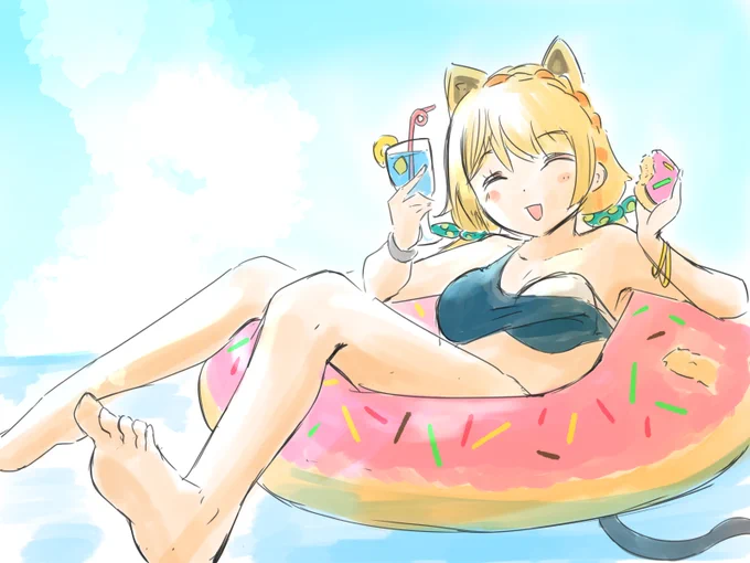 「ドーナツはみりりのやで!」#ななみりうむ #みりりが誕生ビッグバン 