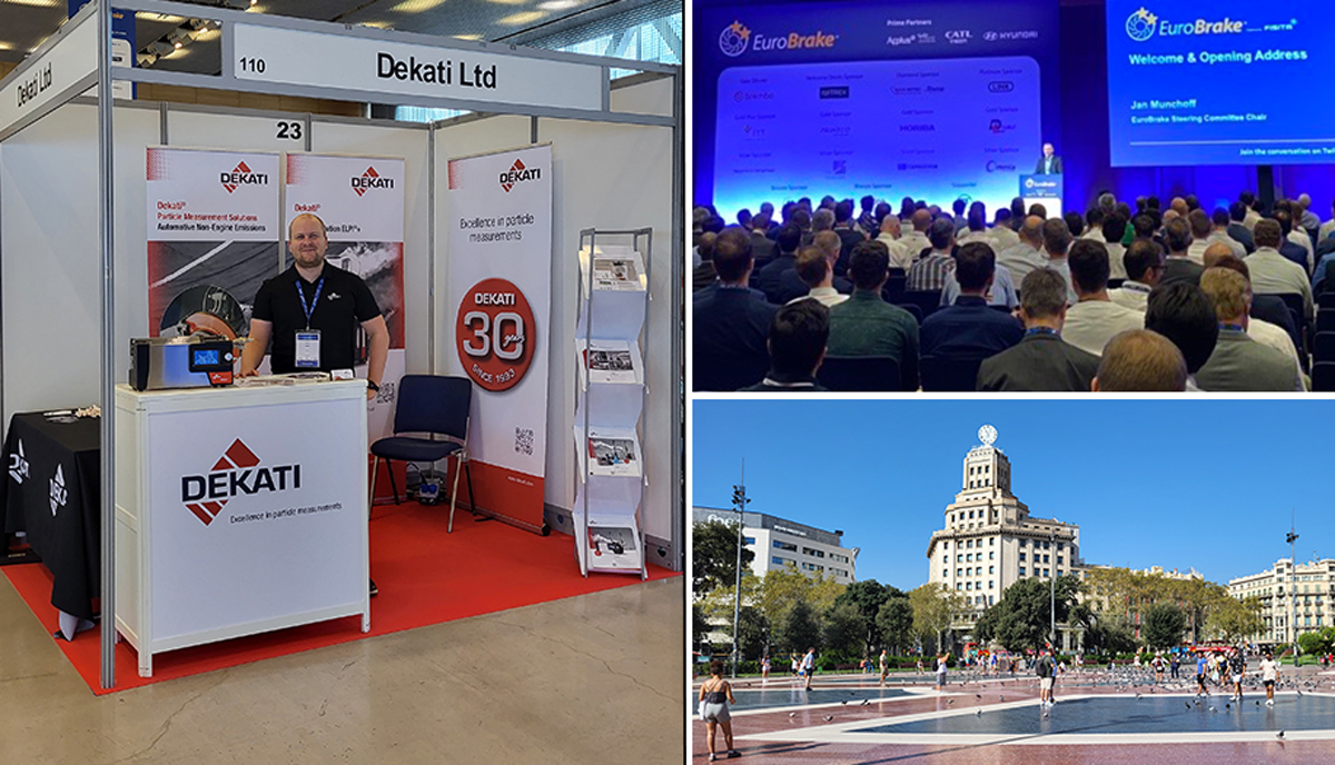 We are also attending the #EuroBrake this week, The international braking technology community &amp; event. Come by our booth to learn everything about our top-notch solutions for brake wear emission measurements.