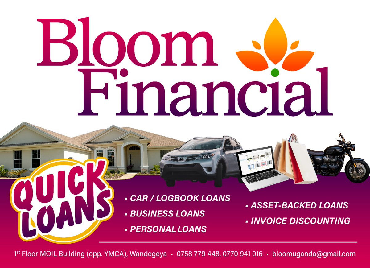 Bloom_ug's tweet photo. Call us today for your loan needs. Children going back to school and you have not cleared their tuition? Remember its their final term, dont let your child miss sitting their PLE, UCE, UACE because of uncleared fees. Contact us today. * Terms and conditions apply https://t.co/kEahZk40QN