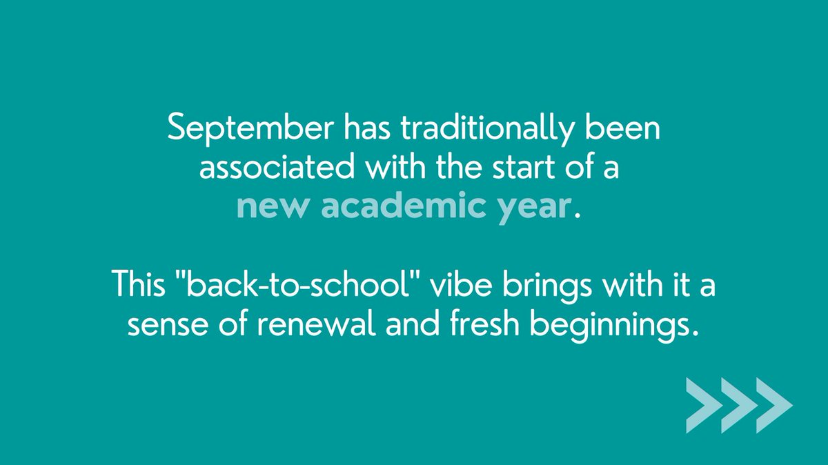 vlachosk's tweet photo. September is the new January...and the perfect time for a #reset. Why? Reason #1: The #BackToSchool vibe brings with it a sense of renewal &amp; #FreshBeginnings.
#LifeCoach #GoalSetting #IntentionSetting #SeptemberReset #LifeCoachForWomen #CoachingTips #AutumReset https://t.co/HjIlT9nPg4