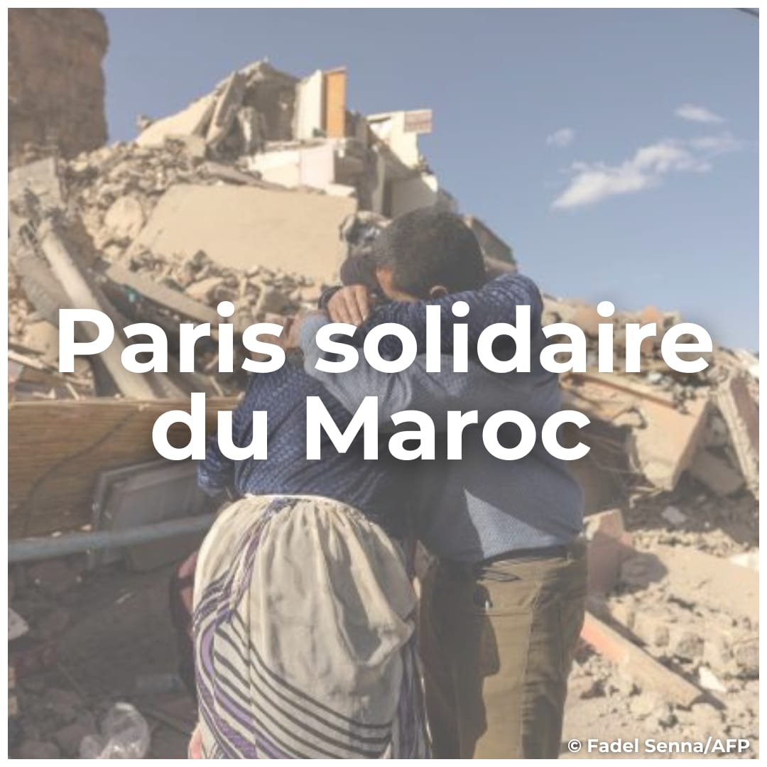Anne_Hidalgo's tweet photo. 500 000 euros, c'est l'aide exceptionnelle que @Paris va débloquer en urgence pour le Maroc.

À travers l'@AIMFrancophones, nous soutenons les villes, les associations humanitaires et les acteurs engagés en première ligne : https://t.co/wS3BKg6clt https://t.co/WCqxgNYfSu