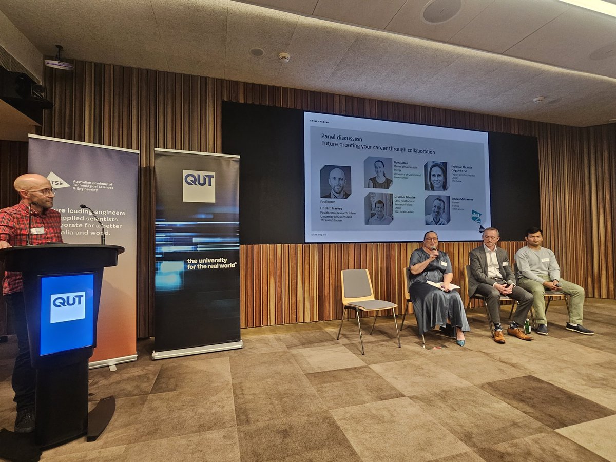 Our #VisionaryLeadership event in Queensland is sparking exciting conversations on cross-sector engagement and being a collaborative leader in #STEM
<a href="/MTPConnect_AUS/">MTPConnect</a> <a href="/QUT/">QUT</a>