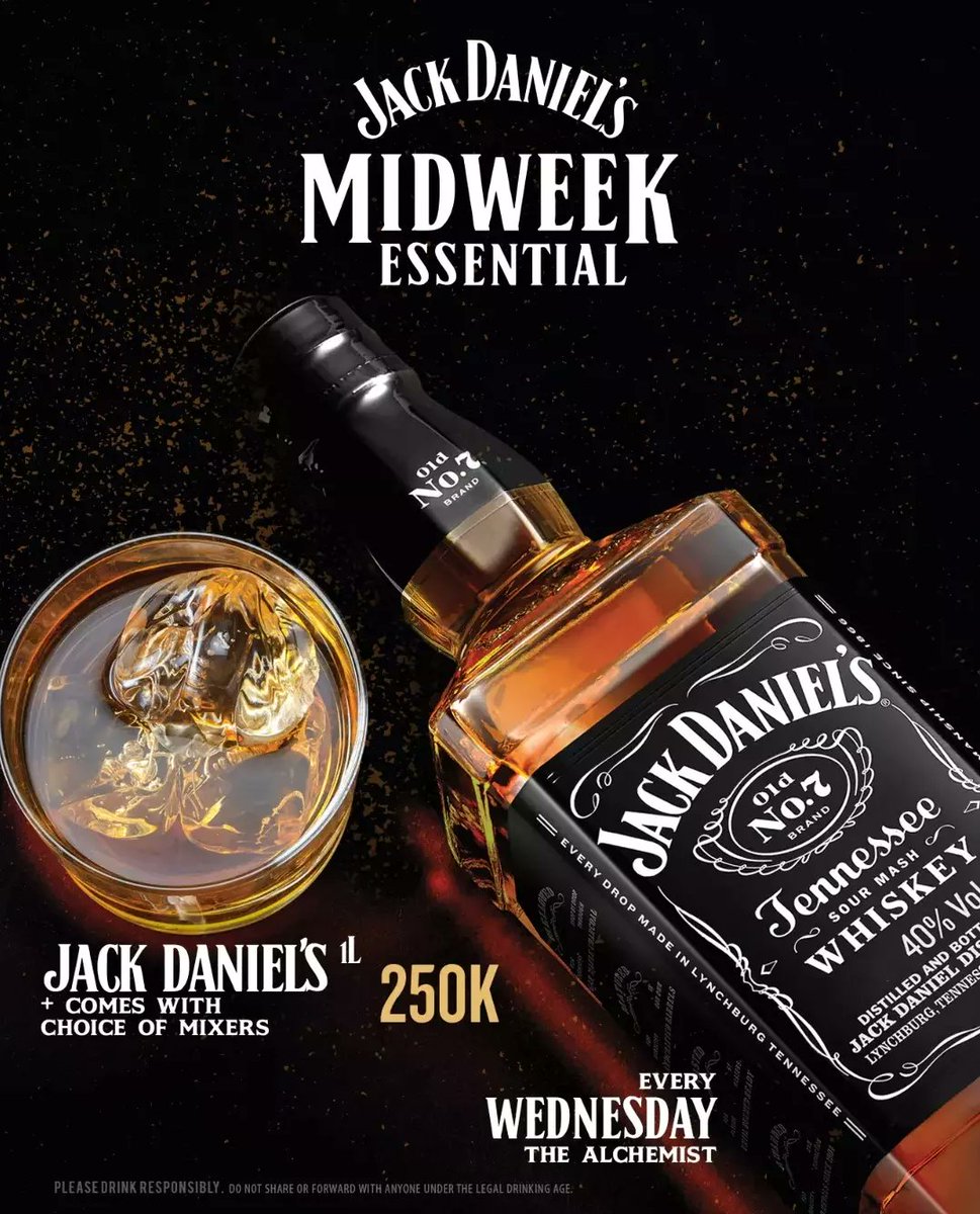 thealchemistkla's tweet photo. Raise your glasses to midweek magic with friends! ๐ฅ #JDMidweekEssential
- Happy Hour, 4-7pm Buy 1 Get 1 Free
- Jack Platter + 4 Jack Daniel's Cocktails at just 140k (Serves 4)
Call 0777 194 006 for table reservations. https://t.co/BDKERh3j7k