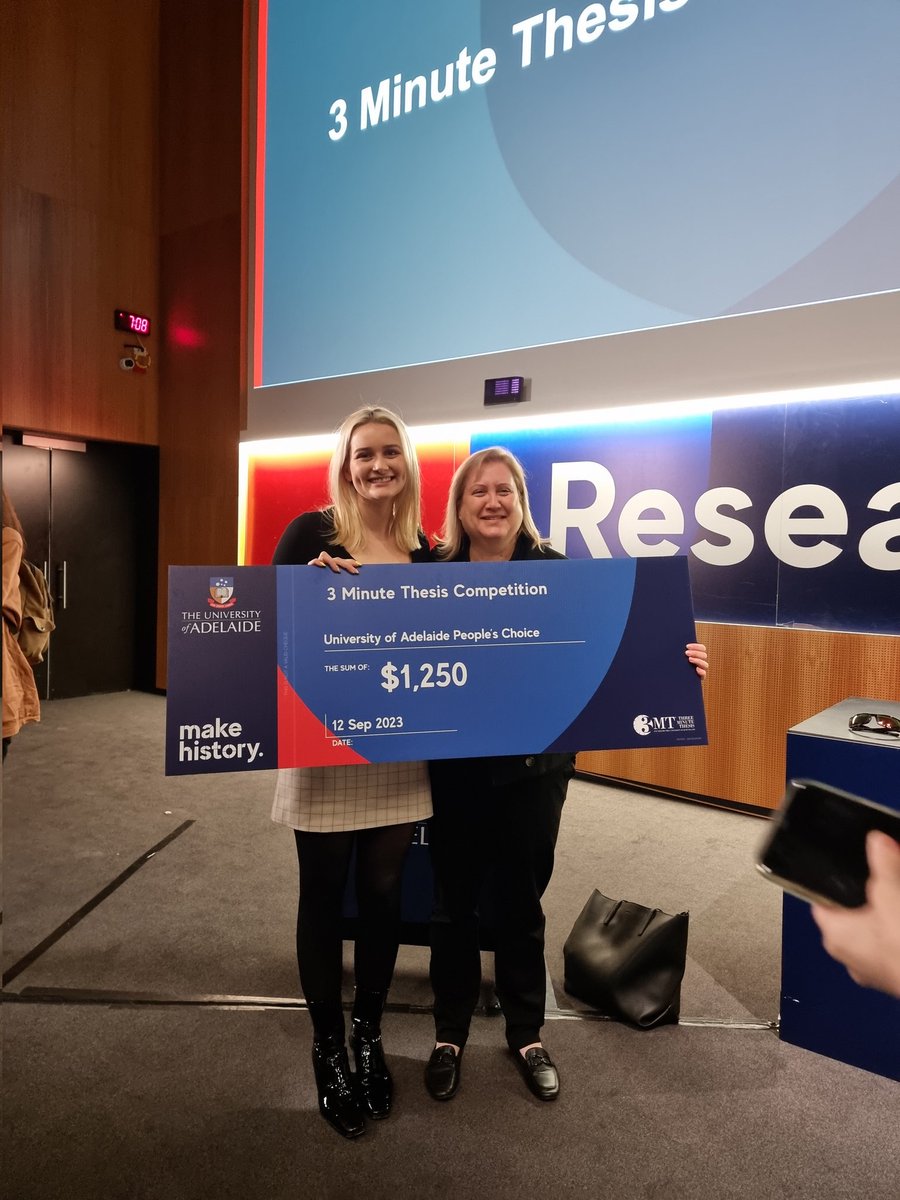 And the Peoples Choice Winner is <a href="/almostdrjacqui/">Jacqueline Barsby</a> #3MT #ProudSupervisor