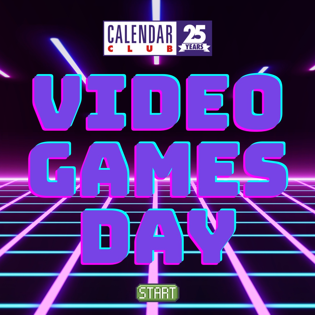 CalendarClubUK's tweet photo. ๐ฎ Happy Video Games Day! ๐น๏ธ
Level up your gaming experience with our unbeatable selection of calendars, gifts, and more.
https://t.co/Y9k48aDC4L
#CalendarClubUK #VideoGamesDay #GamerLife #LevelUpToday https://t.co/2D8NSwBpdJ