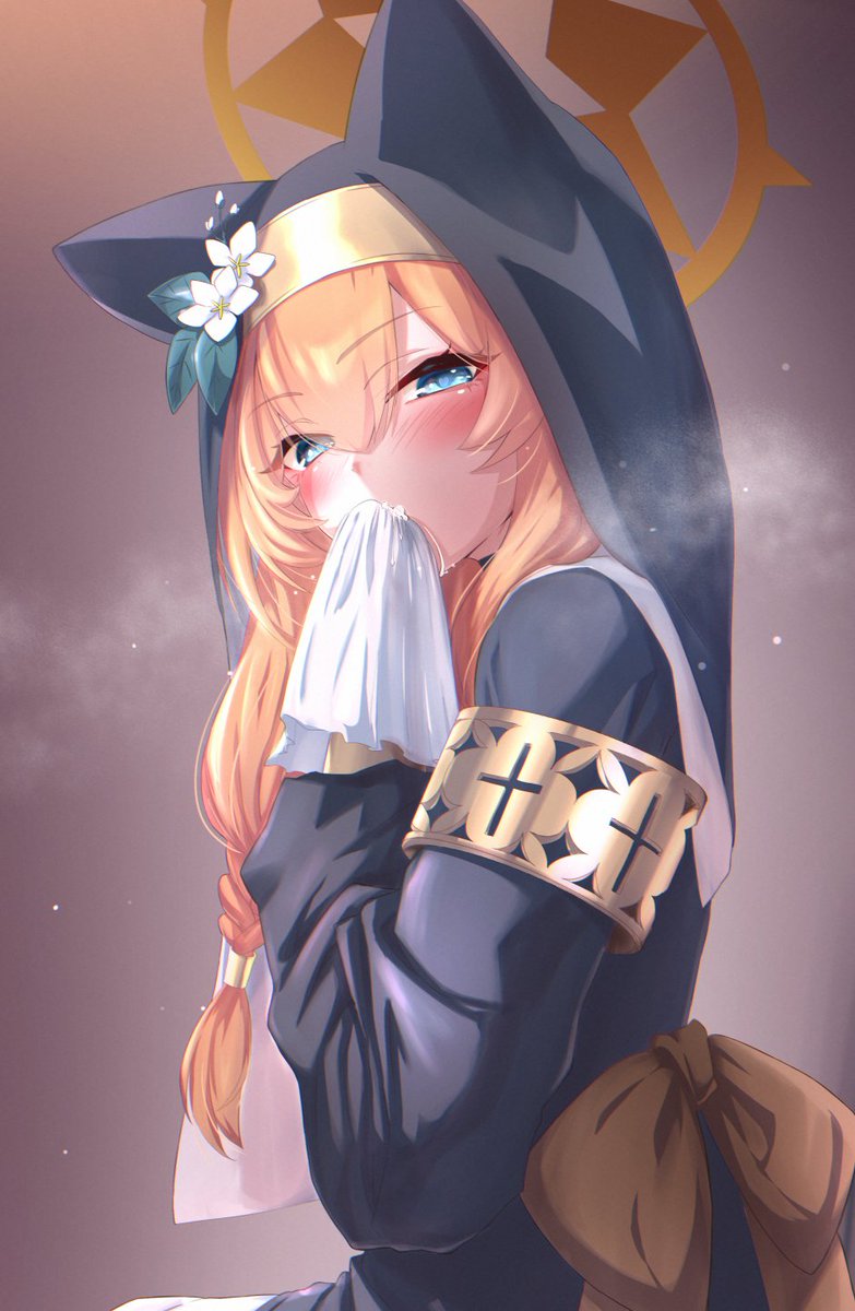 過去絵 再掲
マリーごめん・・・
#伊落マリー生誕祭2023 
 #ブルアカ 