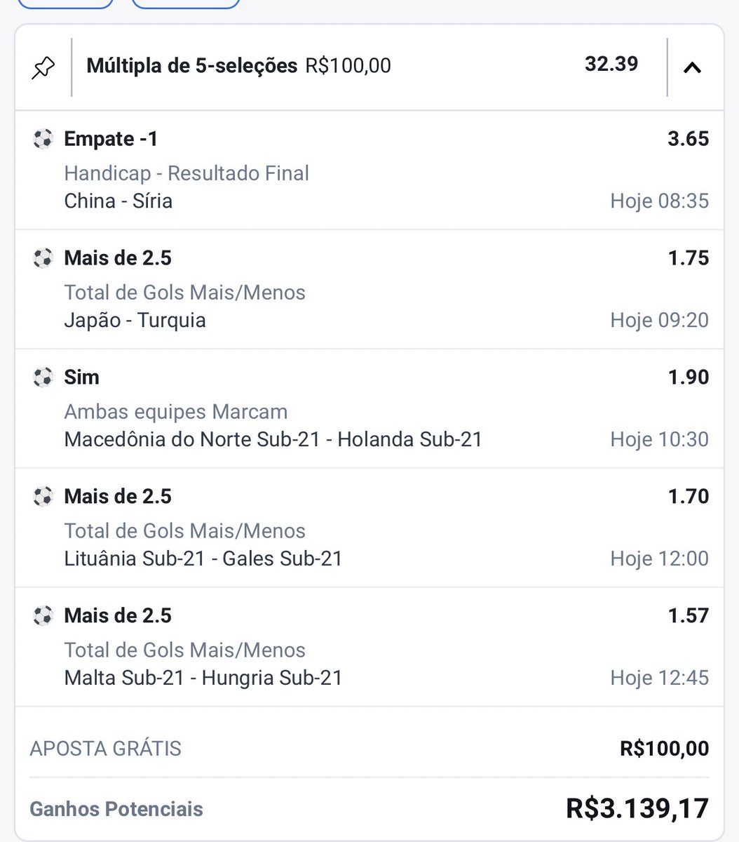 HOJE NÃO SEI O PORQUE, MAS ACORDEI NO PIQUE É VOU BOTAR DINHEIRO NO SEU BOLSO LOGO CEDO. 

ODD 32 PRA ANIMAR O DIA LINK NO FREE E INSTAGRAM