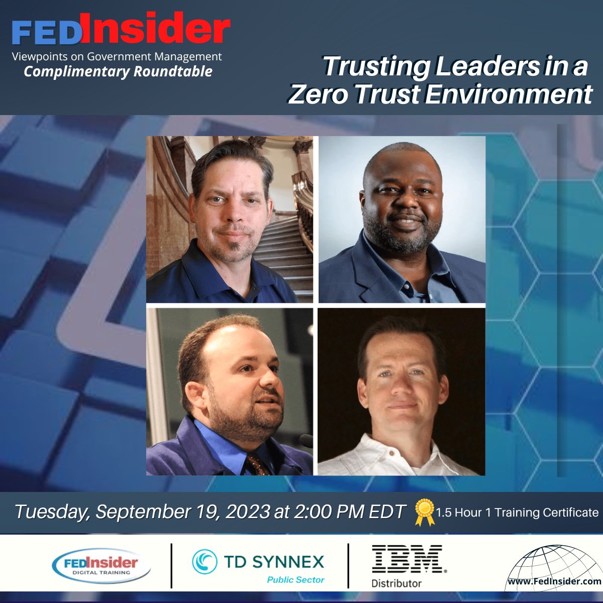 Join <a href="/FedInsider/">Claudia Hosky</a> 9/19 as thought leaders explore how to align cybersecurity &amp; IT teams with mission leaders' goals for results that benefit all, including the public.
<a href="/DE_DTI/">DTI</a> <a href="/OITColorado/">OIT Colorado</a> <a href="/IBM/">IBM</a>
Register now: tinyurl.com/52kymk2m
<a href="/TDSYNNEX/">TD SYNNEX</a> <a href="/PegHosky/">Peg Hosky</a>