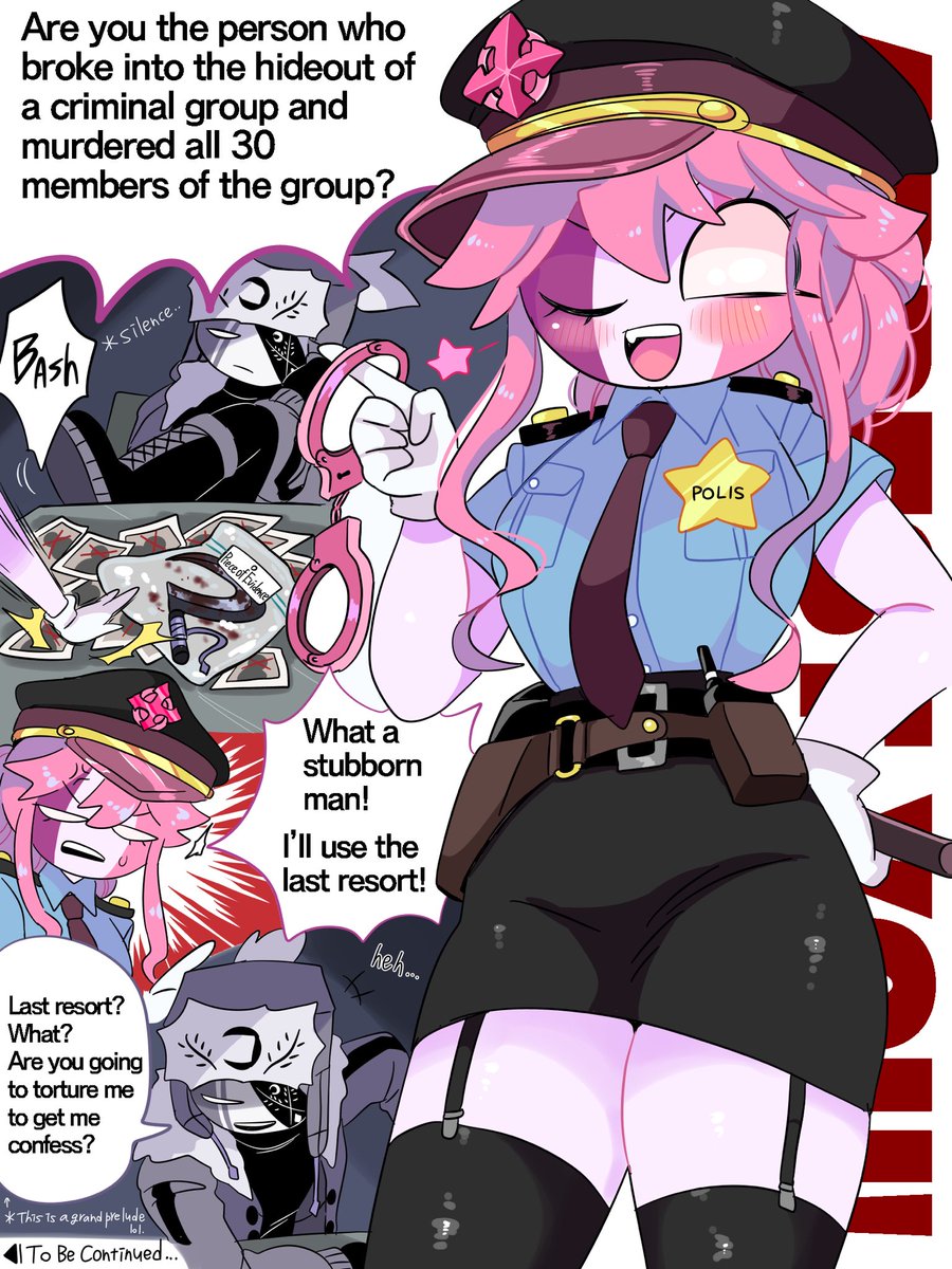 逮捕しちゃうぞ♡なsaruv。もちろんこの後えろい展開になるので続きはR18アカ。
【日本語】【English】 