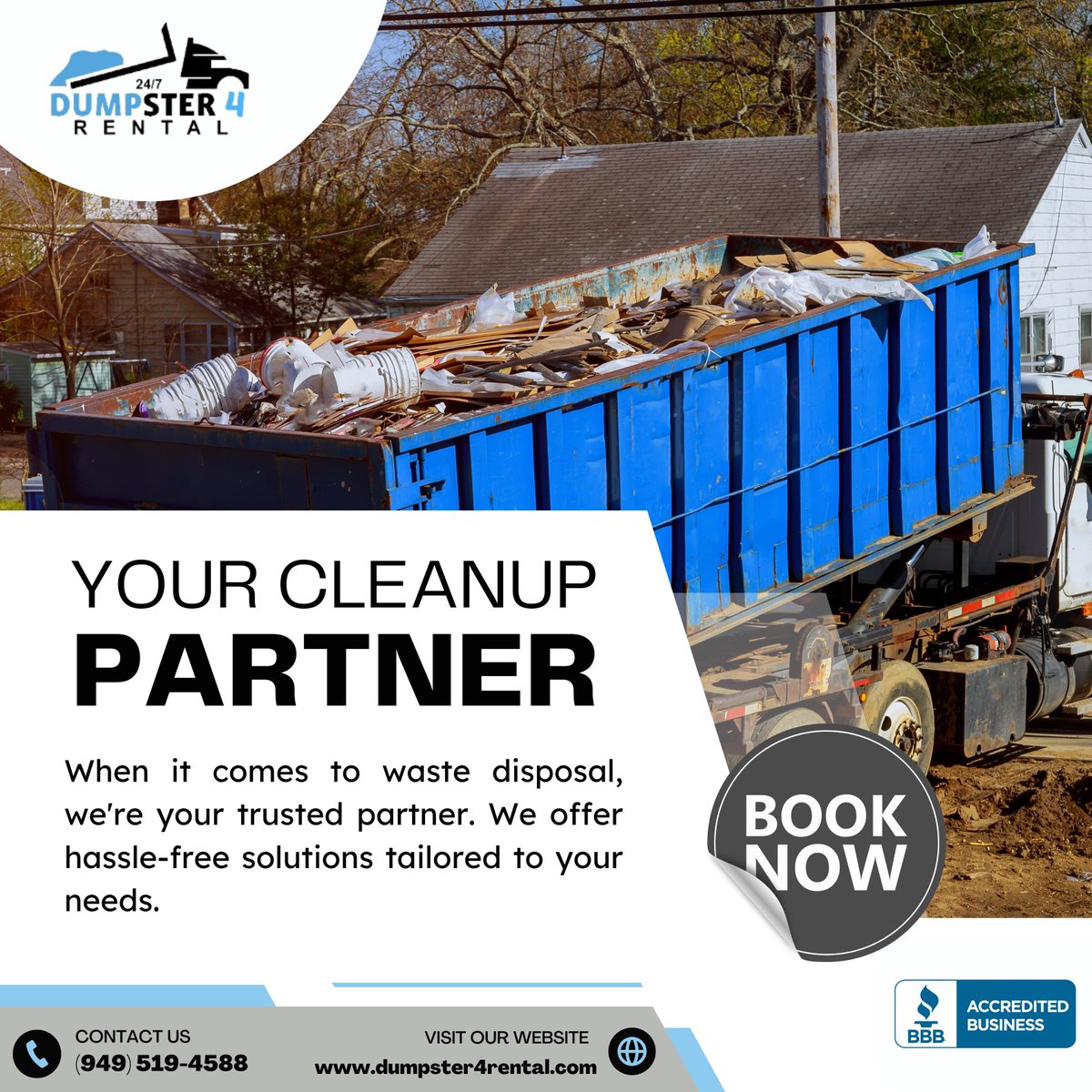 D4R_Company's tweet image. Simplify Waste Management with Dumpster 4 Rental!

Website:- dumpster4rental.com

#dumpster4rental #dumpstersolutions #wastemanagement #dumpsterservices #rentadumpster #dumpsterrentalcompany #rentdumpsternow #dumpsterdeals #junkremoval #wastemanagement #disposalsolution