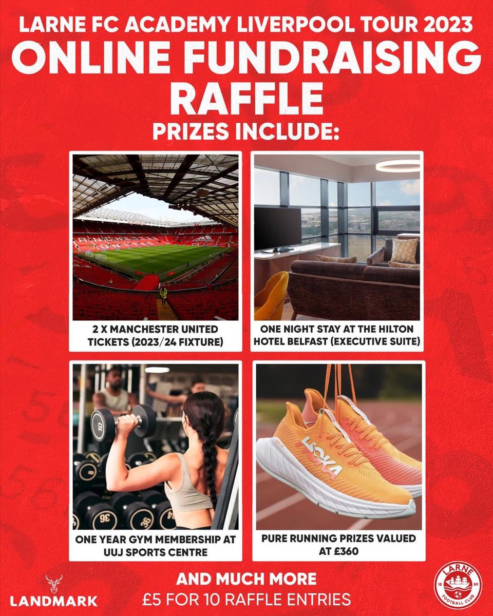 larnefcacademy's tweet photo. Our PDP squads are heading to Liverpool in October/November to take on some English academy sides ⚽️ 

You can support their fundraising efforts and win some fantastic prizes here 👉 https://t.co/FTbdmzv0Xg

#WeAreLarne #ForTheTown https://t.co/cemka6jmhl