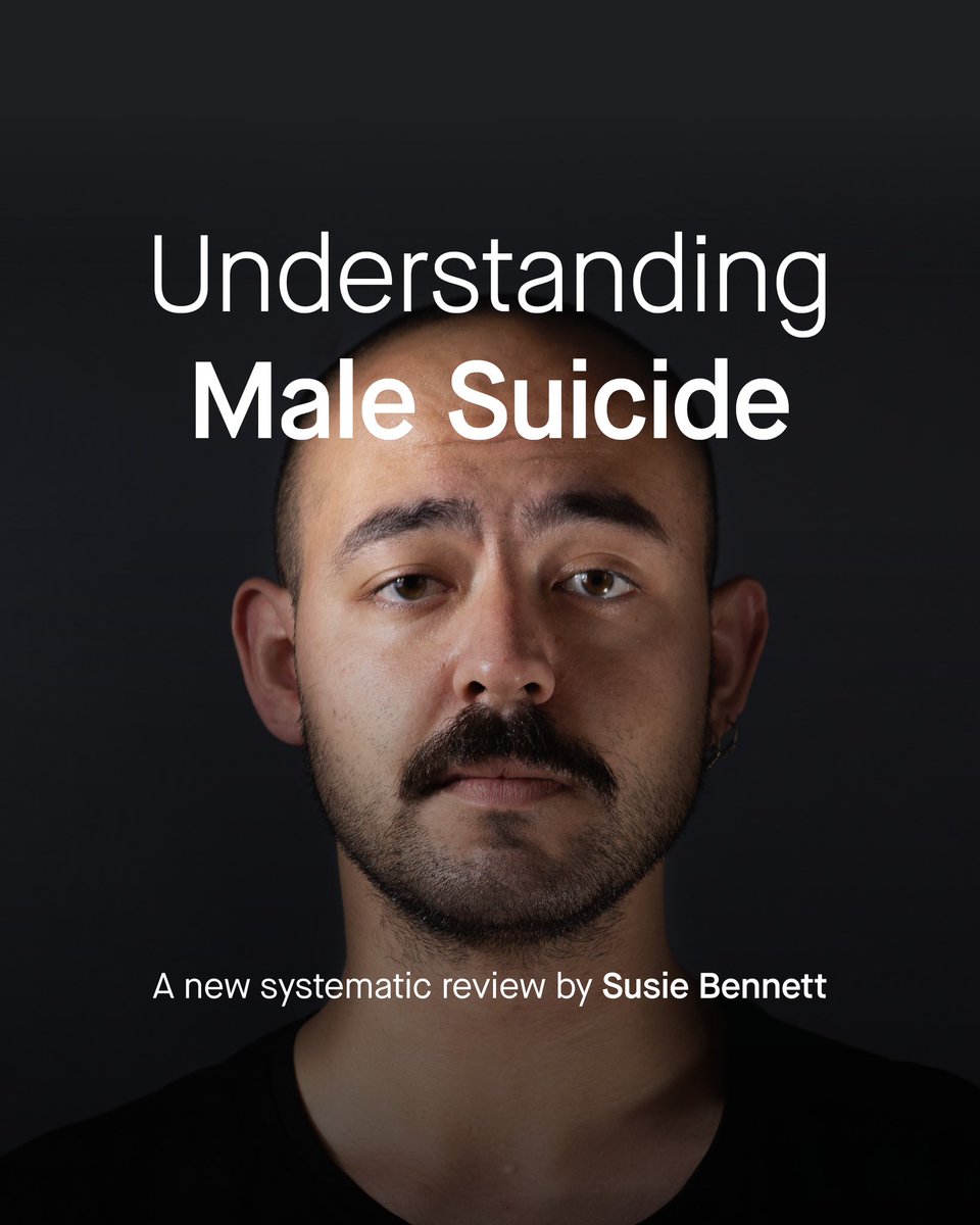 It’s #NationalSuicidePreventionWeek and I wanted to share (just a few of) the insights from @susie_research latest meta synthesis of #MaleSuicide