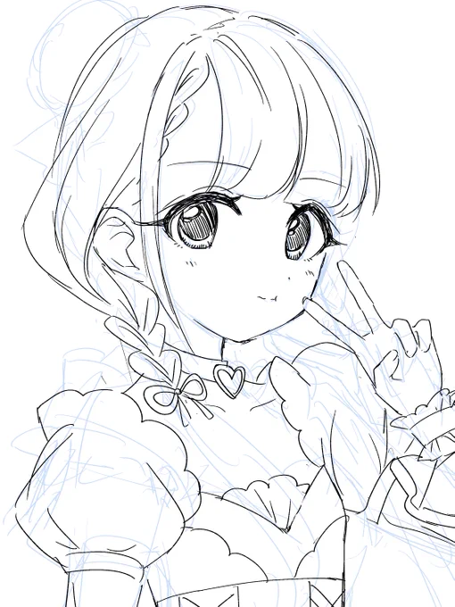 描いてる 