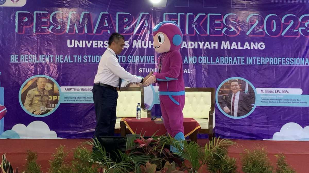 bemfikesumm's tweet photo. Halo Garda Muda Swasthya 👋🏻

Today is the day ‼️
Acara PESMABA FIKES UMM  dibuka langsung oleh dekan FIKES yaitu bpk. Dr. Yoyok Bekti Prasetyo, M.Kep., sp. Kom secara simbolis ✨

#ummcampus
#pesmabaumm2023
#pesmabafikesumm https://t.co/uC2OHSsvto