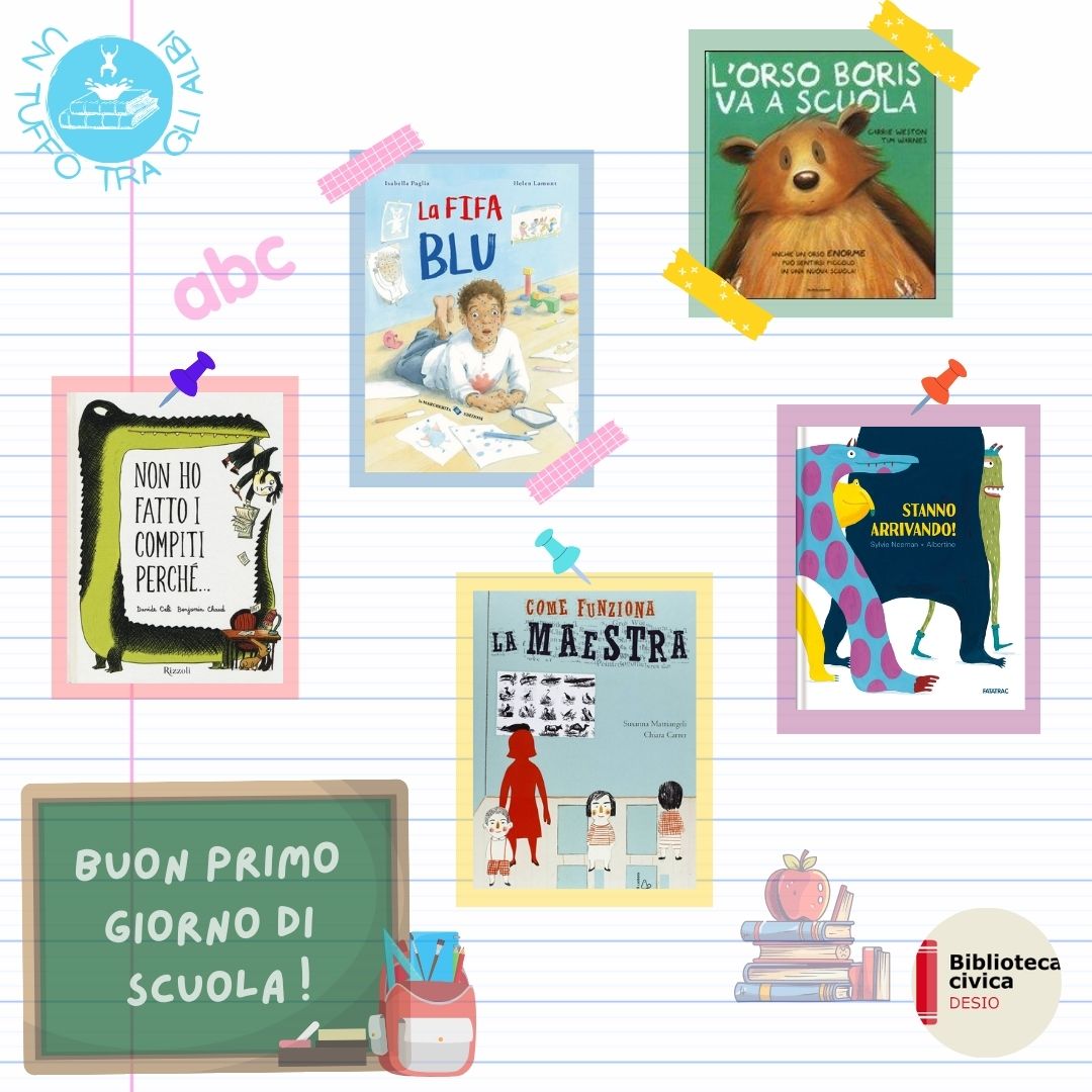 BibliotecaDesio's tweet photo. @RizzoliLibri @Mondadori "Un grande giorno per la scuola" testo di #AdamRex e illustrazioni di #ChristianRobinson @GiuntiEditore  
"Che cos'è la scuola?" di #LucaTortolini e #Marcosomà @terredimezzo 
"Come funziona la maestra" di #SusannaMattiangeli e #ChiaraCarrer @IlCastoroLibri 
- continua https://t.co/fr5qEGECPa