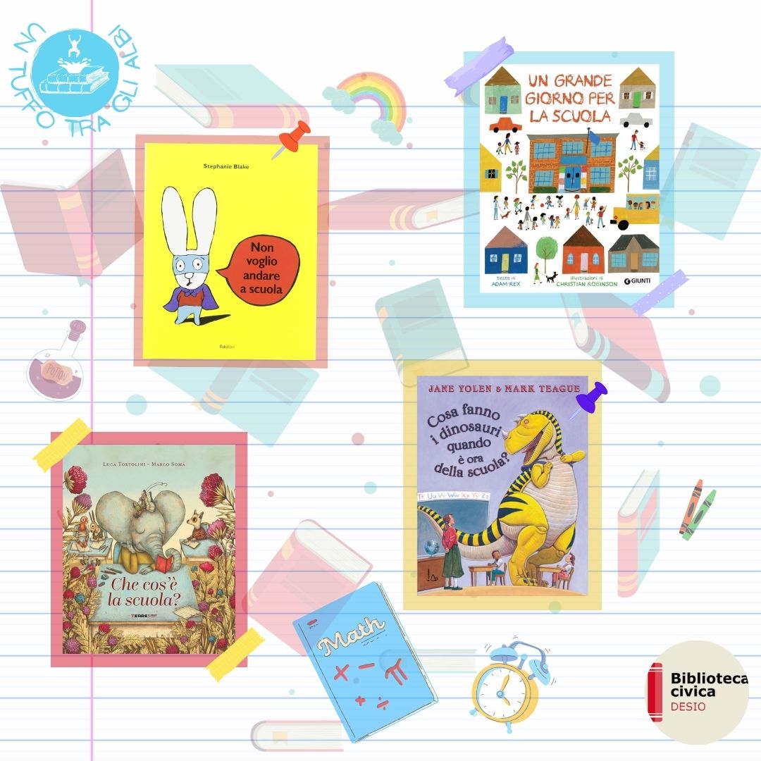 BibliotecaDesio's tweet photo. @RizzoliLibri @Mondadori "Un grande giorno per la scuola" testo di #AdamRex e illustrazioni di #ChristianRobinson @GiuntiEditore  
"Che cos'è la scuola?" di #LucaTortolini e #Marcosomà @terredimezzo 
"Come funziona la maestra" di #SusannaMattiangeli e #ChiaraCarrer @IlCastoroLibri 
- continua https://t.co/fr5qEGECPa