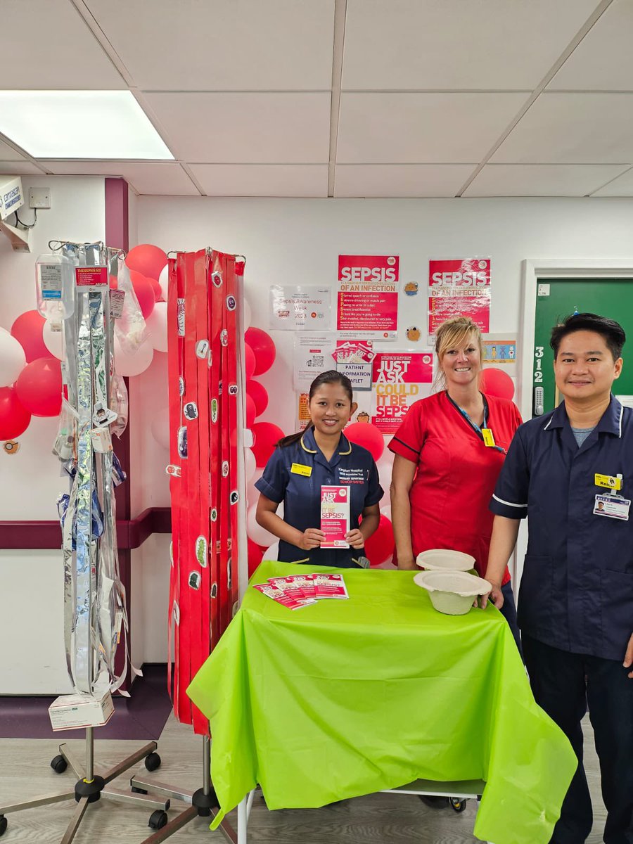 Ahead of #WorldSepsisDay our teams are raising awareness about the signs, symptoms and treatment of #sepsis 

Find out more about sepsis: <a href="/UKSepsisTrust/">The UK Sepsis Trust</a>
