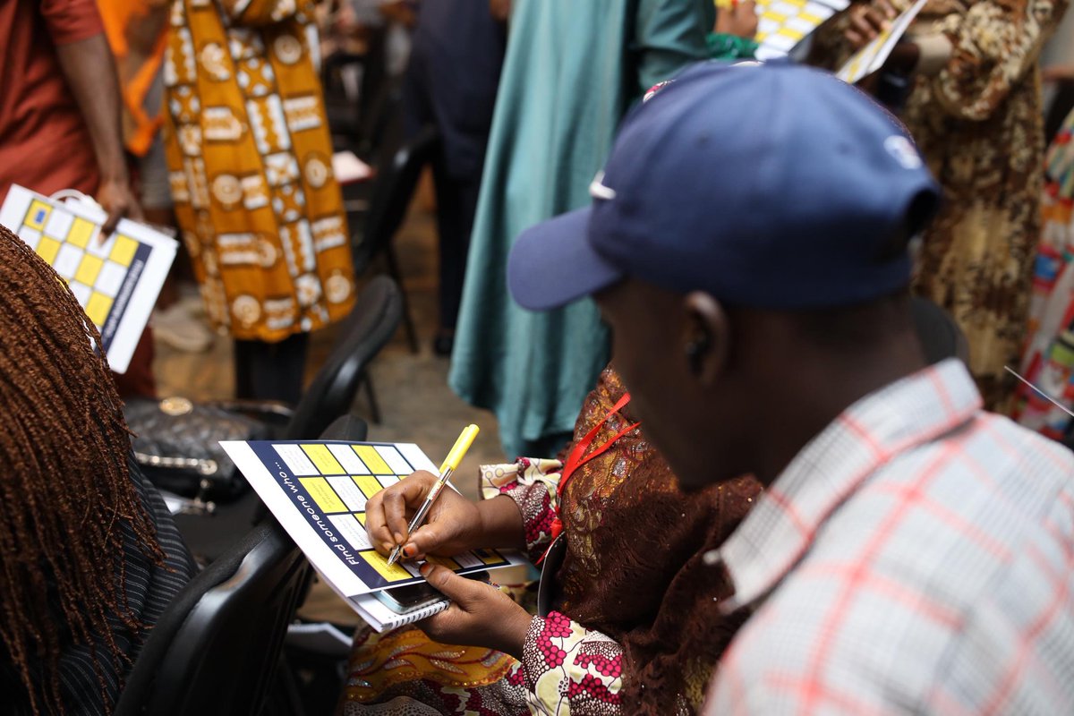 emergingtechAF's tweet photo. It's not a bootcamp if there's no networking.

Catch our participants networking in style with the bingo game

@africoneu  #AfriConEU #Nigeria https://t.co/lpRtDqVGIC