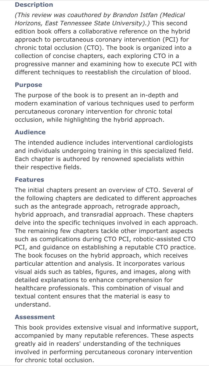 Great news! Our book received a 5-star review from the Doody’s medical book review site!