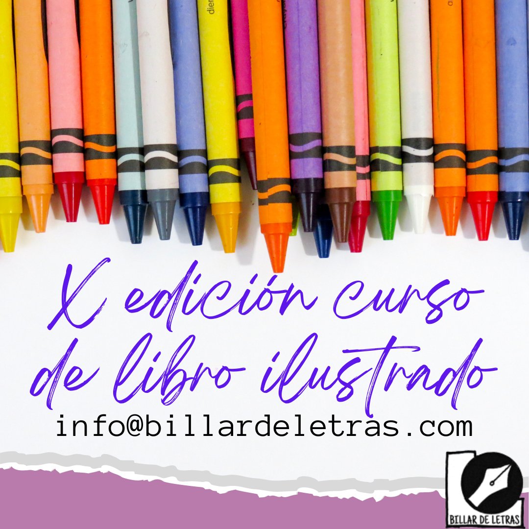 ATENCIÓN: Cursos de Libro ilustrado, el más completo de España. Empieza la cuenta atrás, no más de 10 plazas. Más de 20 profesores entre creadores y editores
billardeletras.com/cursos/presenc…
#museoavcdibujoeilustracion #injuvevespain #creacioninjuve #comic_con #heroes_comiccon