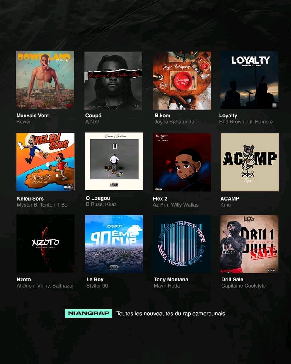 Reporter4Music's tweet photo. 🇨🇲 @JoyceBabatunde fait une entrée remarquée au sein de 2 playlists de choix @izrapcam &amp; #CamerUndergroundRap

Merci aux Curateurs @alakaoloko &amp; @EtienneAmougou de faire redécouvrir au public l'album #KwacocoBible

https://t.co/tFggObtdun https://t.co/rnU2VWOJW2