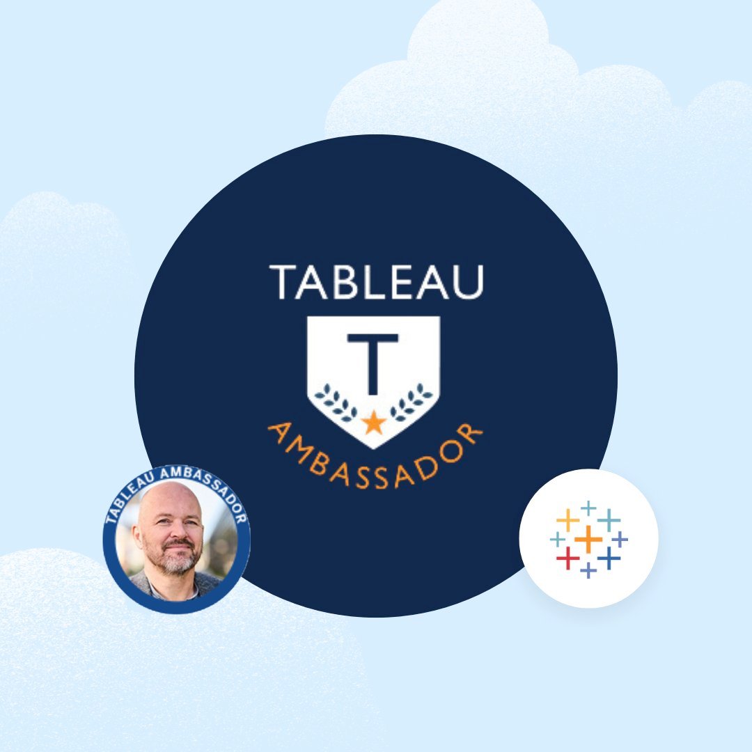 Congratulations to all the new and returning ambassadors!

Proud and honored to be included again as Tableau Forum Ambassador.