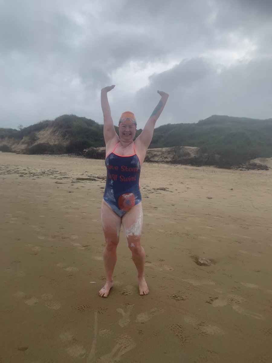 She’s made it!! My friend Gill Castle from Alnwick has become the first person in the world with a stoma to swim the English Channel. She is an amazing inspirational woman and I am thrilled for her!
