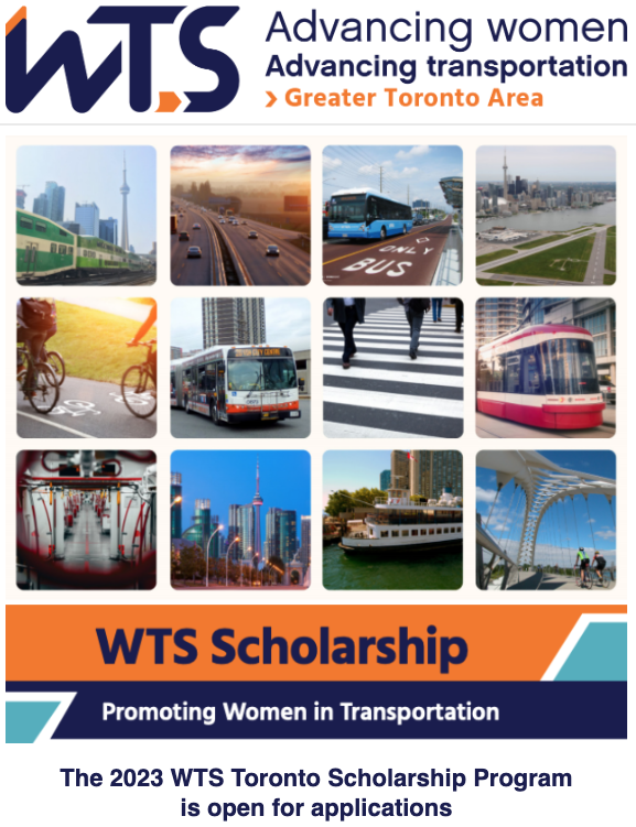 WTS_Toronto's tweet photo. Open for applications now!  ... 2023 WTS Toronto Scholarship Program
https://t.co/XZs5WLXeWf https://t.co/ghHo0zmAdn