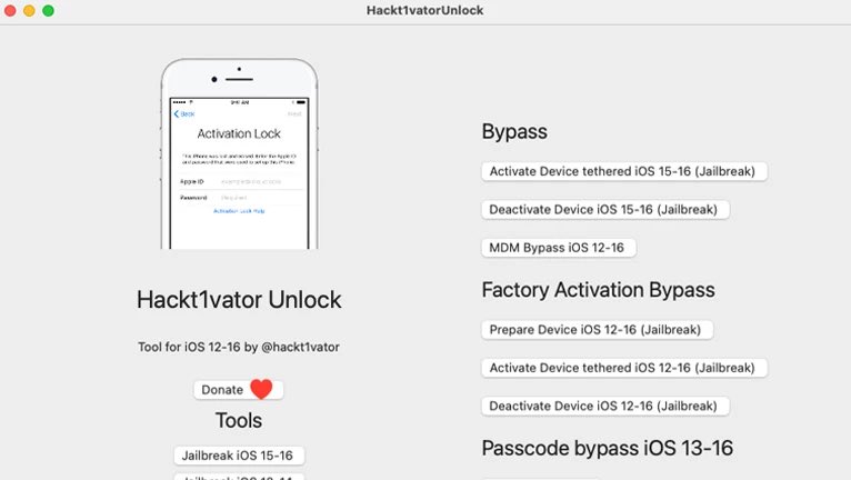تجاوز كلمة مرور ايفون وحتى اي كلويد 

onejailbreak.com/blog/hackt1vat…

✅