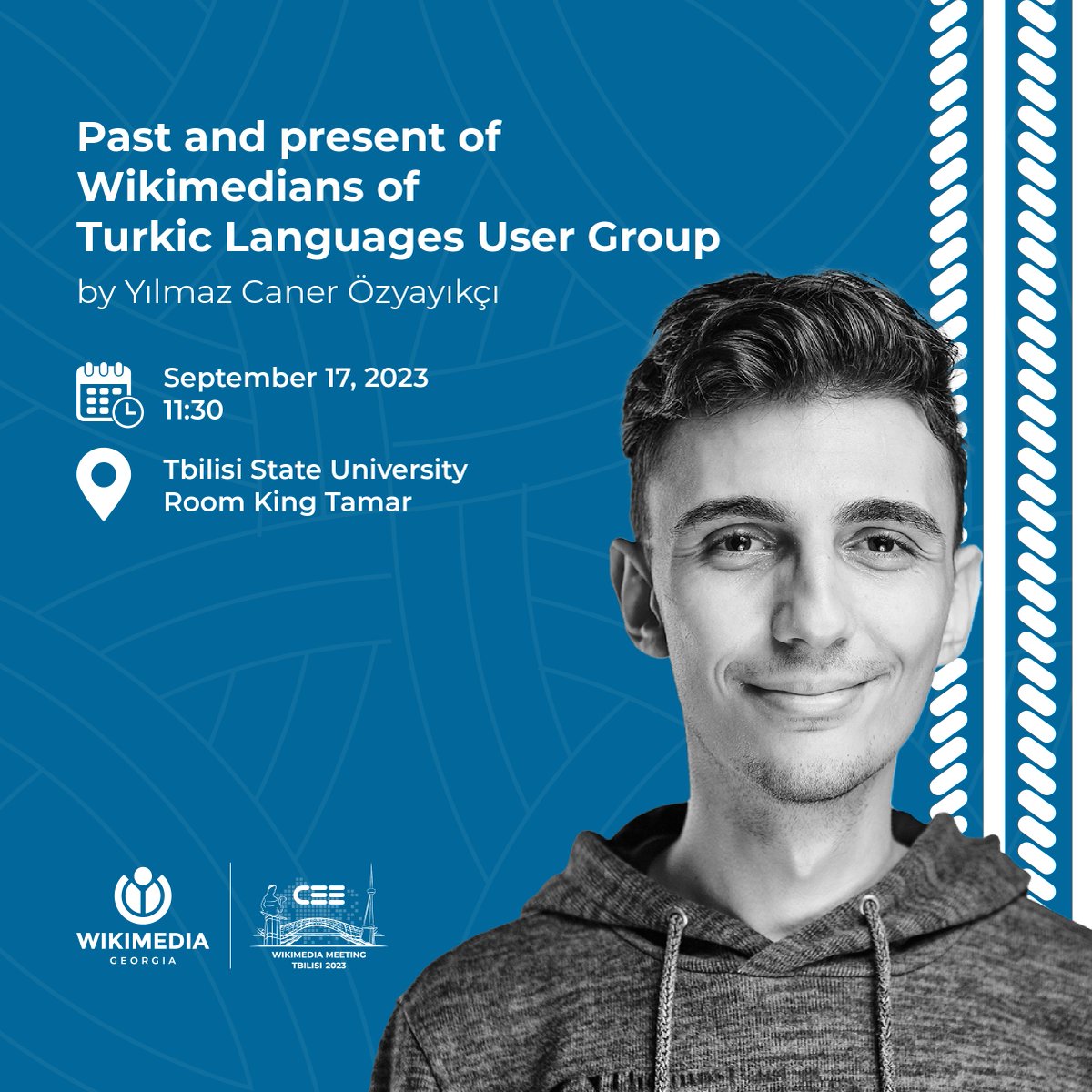 Turkic Wikimedians' Wikimedia CEE Meeting 2023 Tbilisi agenda.

#WMCEE2023 #WMTurkic