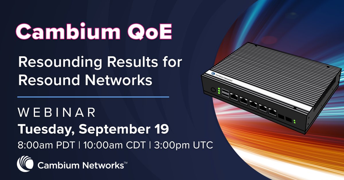 Cambium Networks tweet media
