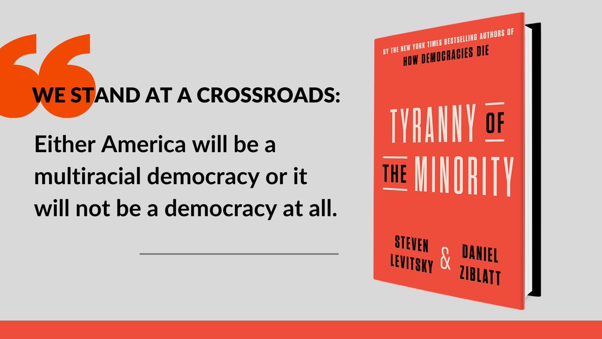 The new book by global best-selling authors CES Resident Faculty <a href="/dziblatt/">Daniel Ziblatt</a> and <a href="/HarvardDRCLAS/">DRCLAS @ Harvard</a> Steve Levitsky, "Tyranny of the Minority," is out today. Why is American democracy lagging dangerously behind other modern democracies? <a href="/CrownPublishing/">Crown Publishing</a> <a href="/WZB_Democracy/">WZB Democracy</a>