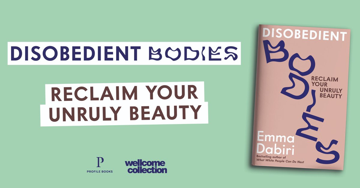 ProfileBooks's tweet photo. LET'S DO BEAUTY DIFFERENTLY π
@EmmaDabiri fans, you do NOT want to miss this one! #DisobedientBodies is the inspiring radical essay on beauty from the bestselling author of #DontTouchMyHair and #WhatWhitePeopleCanDoNext.
#BeDisobedient
Out next month: https://t.co/aP2gCeKx7m https://t.co/dpJoXYNR7V