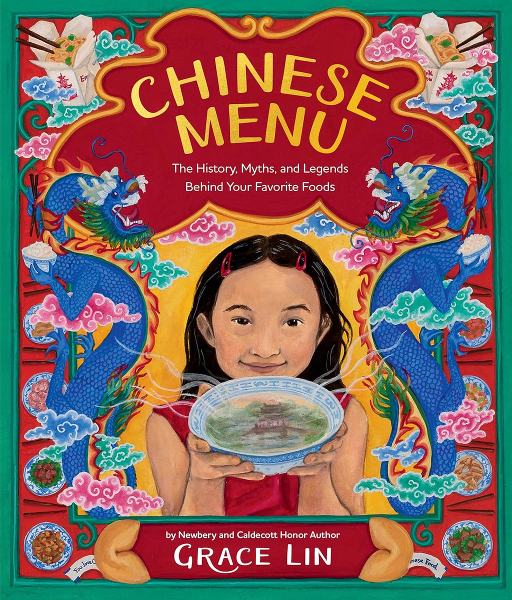 BiculturalMama's tweet photo. CHINESE MENU by Grace Lin has launched, exploring whimsical myths &amp; stories behind favorite American Chinese food. Check it out! https://t.co/uNIUkXeJzI

@pacylin @LittleBrownYR #aapi #asianamerican #chinesefood #childrensbooks #kidlit #aapiauthors  #chinesemenu #biculturalmama https://t.co/QrGaMXxvN7