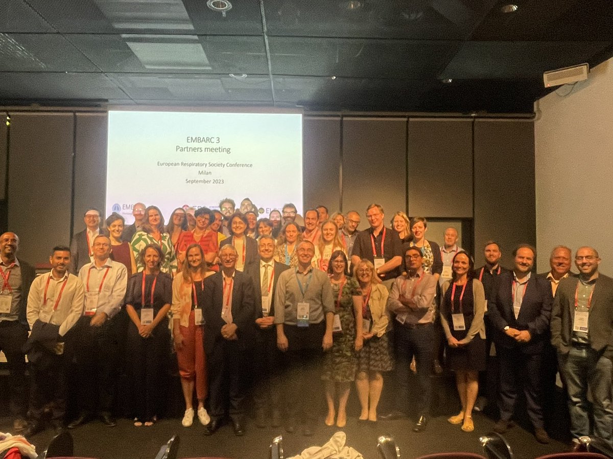 James D Chalmers (@profjdchalmers) on Twitter photo The EMBARC bronchiectasis research meeting at #ERSCongress
An amazing community working together to do great science, education and advocacy in #bronchiectasis
So grateful to work with this group <a href="/EuropeanLung/">European Lung Foundation</a> <a href="/EuroRespSoc/">ERS</a> <a href="/AlibertiStefano/">Stefano Aliberti</a> <a href="/EvaPolverino/">Eva Polverino</a> <a href="/lifearc1/">LifeArc</a> <a href="/EMBARCnetwork/">EMBARC</a> The EMBARC bronchiectasis research meeting at #ERSCongress
An amazing community working together to do great science, education and advocacy in #bronchiectasis
So grateful to work with this group <a href="/EuropeanLung/">European Lung Foundation</a> <a href="/EuroRespSoc/">ERS</a> <a href="/AlibertiStefano/">Stefano Aliberti</a> <a href="/EvaPolverino/">Eva Polverino</a> <a href="/lifearc1/">LifeArc</a> <a href="/EMBARCnetwork/">EMBARC</a>