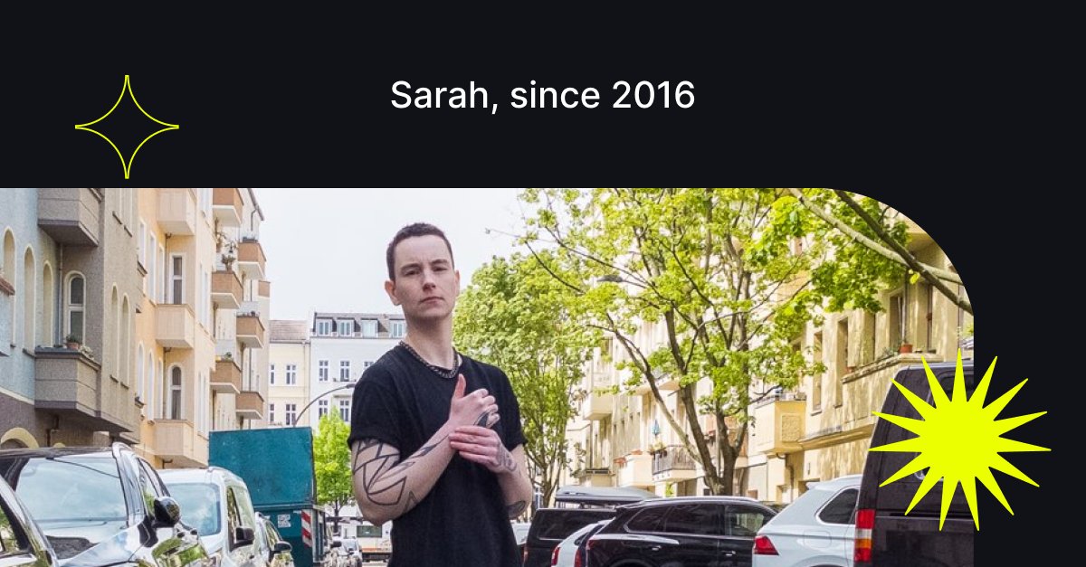 Meet Sarah, from our Creative Community.

Finding peace in 80s music, Italo Disco, and Synthie Pop. Their passion lies in the creations of others – art, stories, and music. Always seeking new challenges and growth opportunities. 🚀

#design #taikoteam #joinus