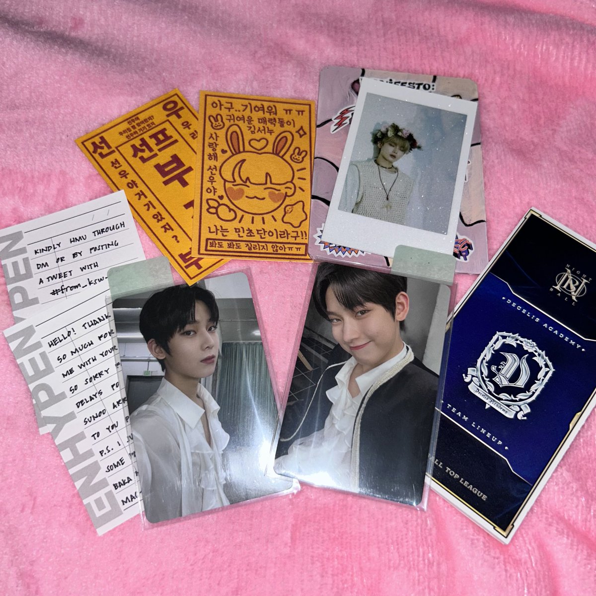 JllianedxxX's tweet photo. /)   /)
( ᵔ ᵕ ᵔ ) Mail from @kswprio ˎˊ˗
/ づ  づ ~ ♡ #from_kswprio

Hello! Sunoo safely arrived! Thank you so much 😍 https://t.co/ejpDiSZHMQ
