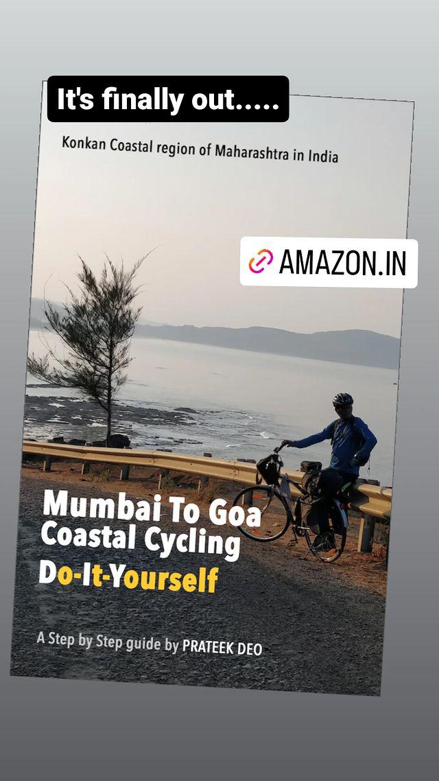 Excited to share my newly launched ebook &amp; paperback on Amazon: "Mumbai to Goa Coastal Cycling: Do it Yourself, a step-by-step guide by Prateek Deo."

Ebook: amazon.in/dp/B0CBKZ6PZ6
Paperback: amazon.com/dp/B0CBKZ6PZ6