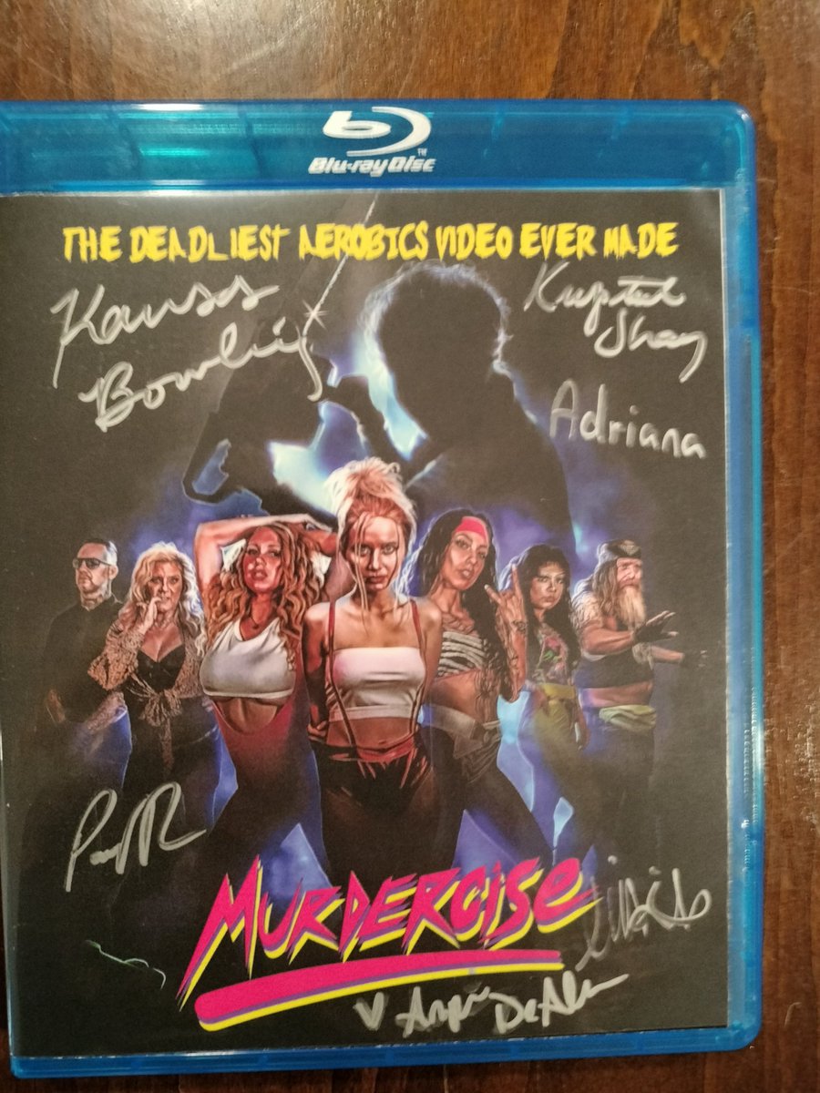 HorrorDepot1's tweet photo. Huge thank you to @ap_films_ For this killer autographed Blu-ray! This is a wildly entertaining throwback horror movie that you cannot miss! Shout out to the cast and crew. It takes a village!!
#murdercise #throback #independentfilm #thankyou #apfilms https://t.co/cJ1p3UeQuc