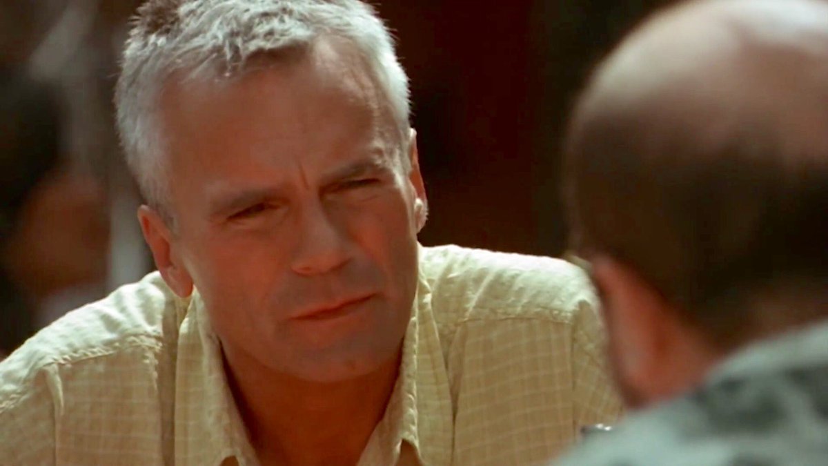 You know he’s serious when those sunglasses come off… #DailyDistraction #StargateSG1 #WeWantStargate