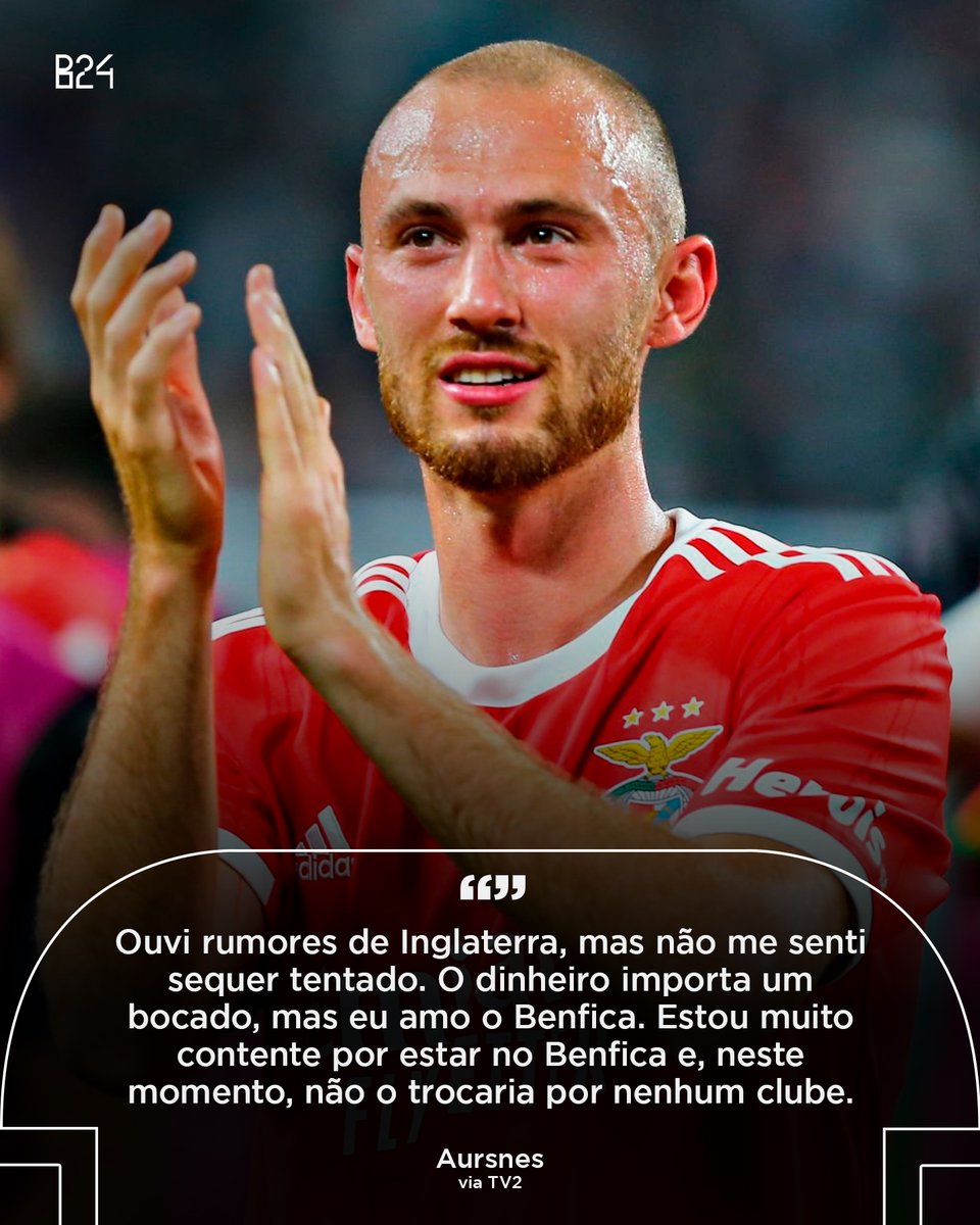 Aursnes só quer saber do Benfica.