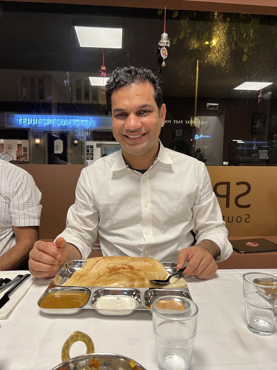 <a href="/HibiEden/">Hibi Eden</a> Tussen Takk ! for taking the time to visit <a href="/spisoh/">Spisoh -South Indian Restaurant</a> -South Indian Restaurant. We greatly appreciated the insightful conversations with you @hibieden, @tejasvi_surya and <a href="/priyankac19/">Priyanka Chaturvedi🇮🇳</a>  It was a pleasure hosting you!🙏🏼#Spisoh <a href="/visitnorway/">Visit Norway</a> <a href="/norwayinindia/">NorwayinIndia</a>