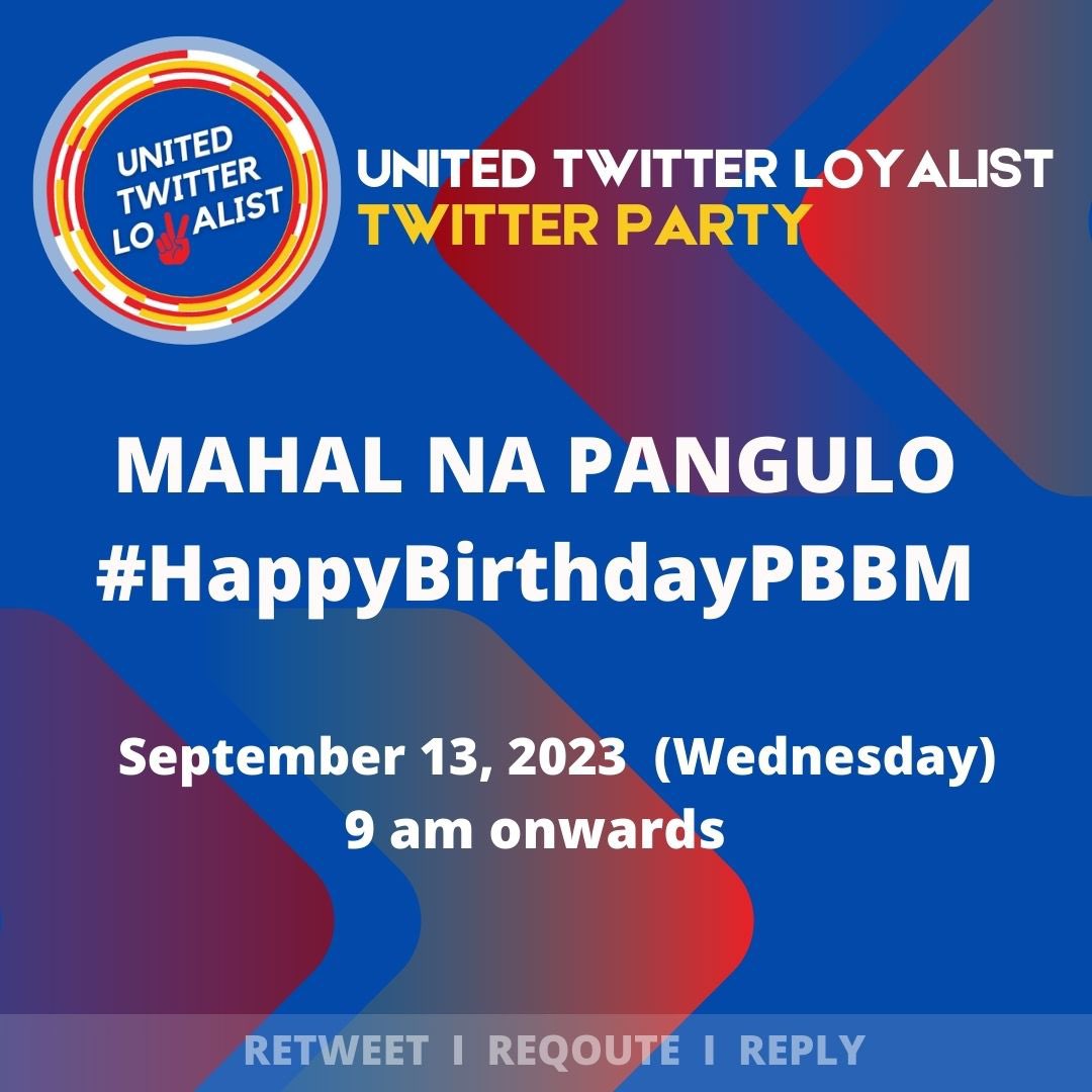 __Vincentiments's tweet photo. Hello everyone! Kaarawan ng ating pangulo bukas sana ay sumali kayo sa malawakang pagbati sa mahal nating pangulo @bongbongmarcos 

Here’s the official tags for tomorrow.

SAVE DRAFTS NOW! ♥️ https://t.co/hrbH9Vd58u