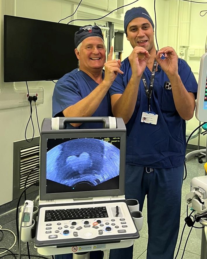 Congratulations to our urology and surgery teams at Guy's Hospital who have operated on 100 patients using Aquablation Therapy.

This pioneering robotic treatment helps men who have non-cancerous, enlarged prostates. The heat-free system removes overgrown prostate tissue.