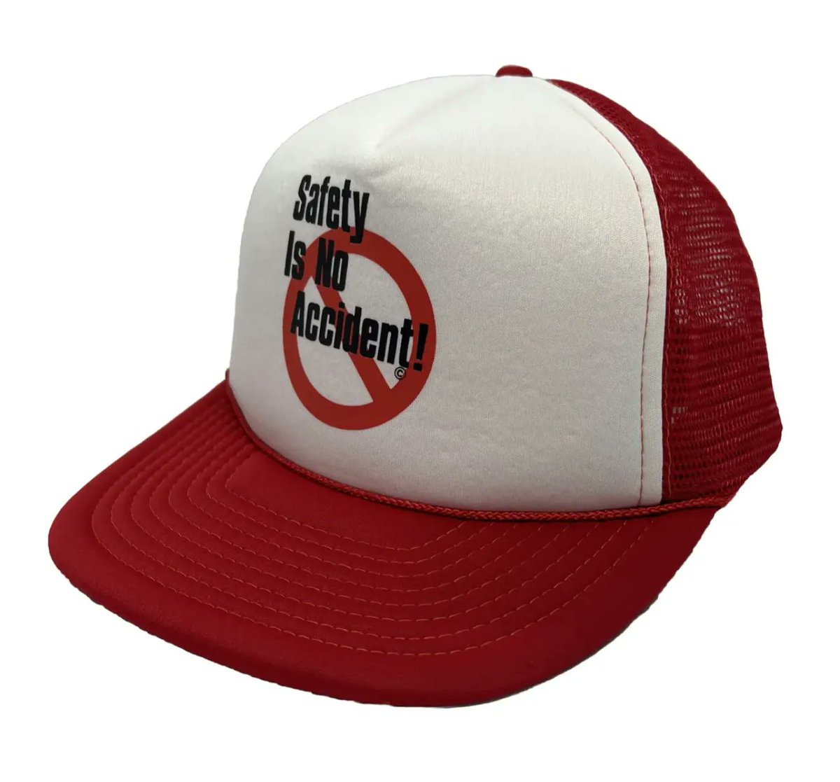 Just dropped a classic on #eBay! 🔥 Vintage 'Safety is No Accident' Hat - snap back, red mesh trucker style. Perfect for collectors or anyone who loves a throwback vibe. One size, men's fit. Don't miss out! 🧢 #VintageTruckerHat #SafetyFirst #RetroStyle buff.ly/461gkWD