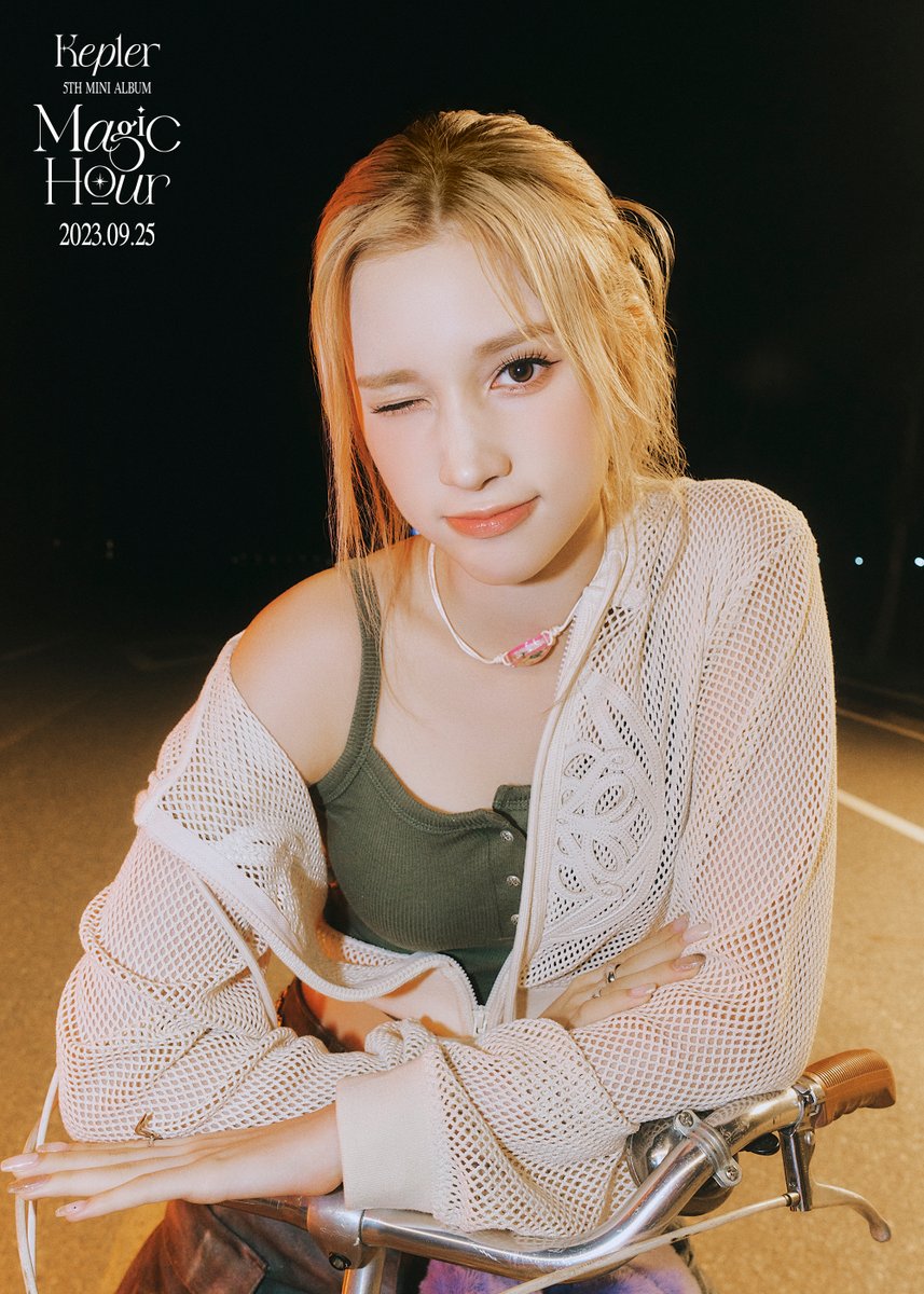 official_kep1er's tweet image. Kep1er l CONCEPT PHOTO 

MOONLIGHTED - HUENING BAHIYYIH

Kep1er The 5th Mini Album
&amp;lt;Magic Hour&amp;gt;

Title 💖𝙶𝚊𝚕𝚒𝚕𝚎𝚘🔭

2023.09.25 MON 6PM (KST)

#휴닝바히에 #HUENING_BAHIYYIH
#Kep1er #케플러
#Galileo #MagicHour