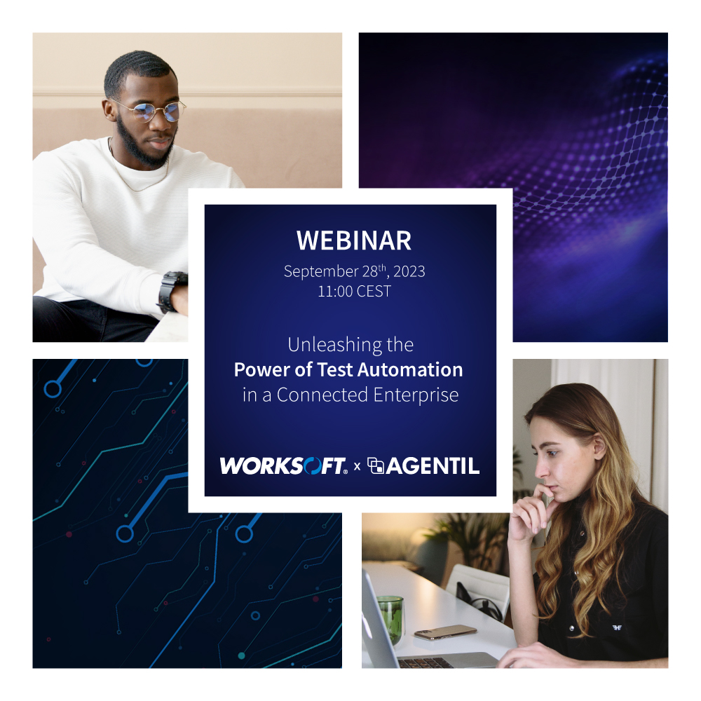 🎙️ Webinar @WorksoftInc  x AGENTIL

📆 See you on September 28, at 11:00 CEST (English session)​
​🎙️Henry Bush, VP EMEA at Worksoft & Takwa HARZI, Business Manager at AGENTIL

➡️ Register here: agentil.com/en/blog/case-s…